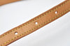 Authentic Louis Vuitton Leather Shoulder Strap For Bucket PM 27.6" Beige 0399J