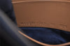 Authentic Christian Dior Vintage Long Wallet Purse Denim Leather Blue 0400K