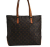 Authentic Louis Vuitton Monogram Cabas Mezzo Shoulder Tote Bag M51151 LV 0401K