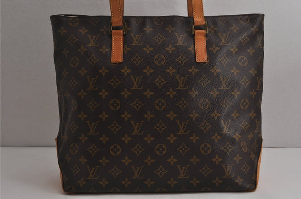 Authentic Louis Vuitton Monogram Cabas Mezzo Shoulder Tote Bag M51151 LV 0401K