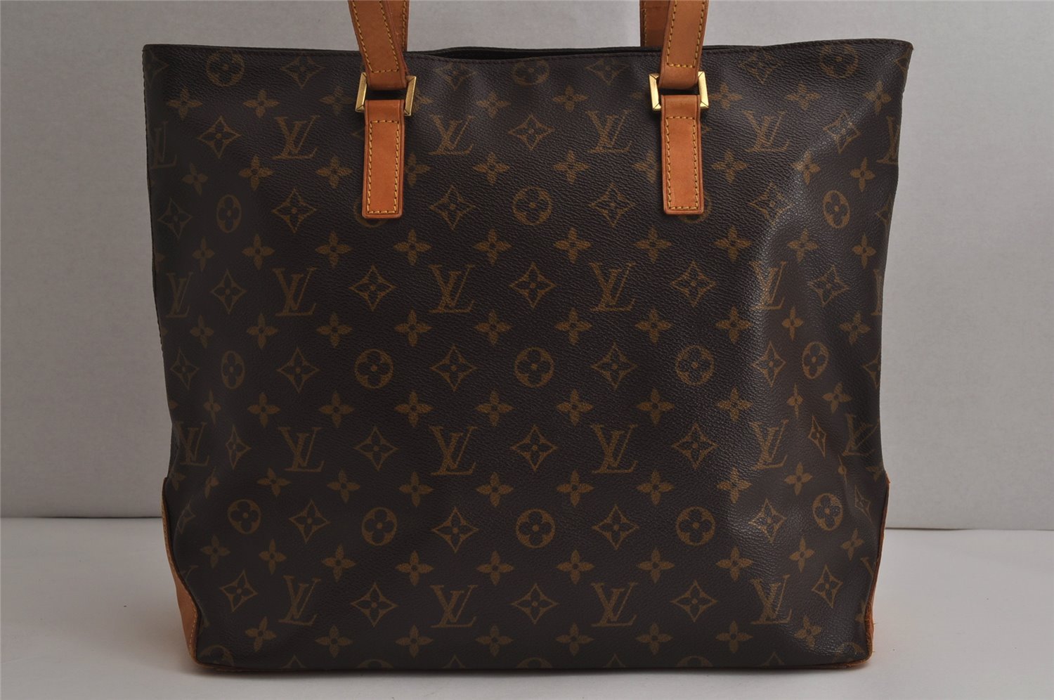 Authentic Louis Vuitton Monogram Cabas Mezzo Shoulder Tote Bag M51151 LV 0401K