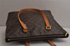 Authentic Louis Vuitton Monogram Cabas Mezzo Shoulder Tote Bag M51151 LV 0401K