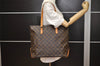 Authentic Louis Vuitton Monogram Cabas Mezzo Shoulder Tote Bag M51151 LV 0401K