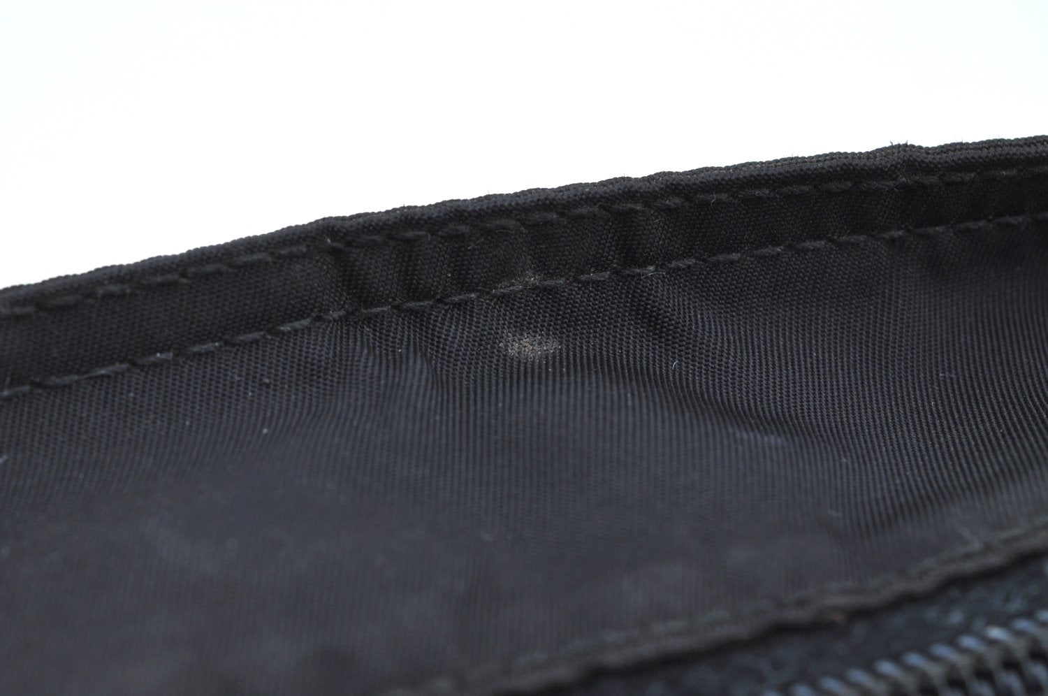 Authentic PRADA Nylon Vela Sport Leather Shoulder Cross Bag BT0174 Black 0402E