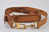 Authentic Louis Vuitton Leather Shoulder Strap Beige 41.5-48.6" LV 0402J