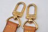 Authentic Louis Vuitton Leather Shoulder Strap Beige 41.5-48.6" LV 0402J