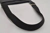 Authentic GUCCI Vintage Shoulder Cross Body Bag Purse Leather Black 0402K