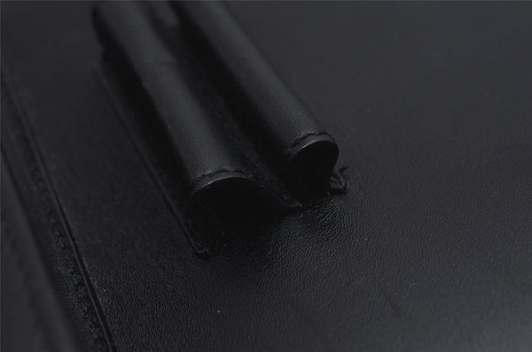 Authentic GUCCI Vintage Shoulder Cross Body Bag Purse Leather Black 0402K