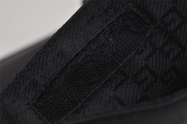 Authentic GUCCI Vintage Shoulder Cross Body Bag Purse Leather Black 0402K