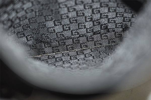 Authentic GUCCI Vintage Shoulder Cross Body Bag Purse Leather Black 0402K