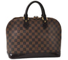 Authentic Louis Vuitton Damier Alma Hand Bag Purse N51131 LV 0403J