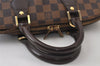 Authentic Louis Vuitton Damier Alma Hand Bag Purse N51131 LV 0403J