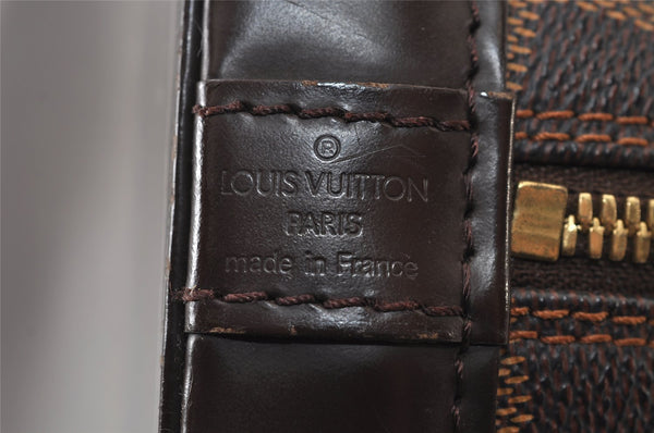 Authentic Louis Vuitton Damier Alma Hand Bag Purse N51131 LV 0403J