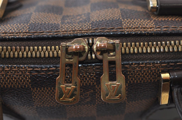 Authentic Louis Vuitton Damier Alma Hand Bag Purse N51131 LV 0403J