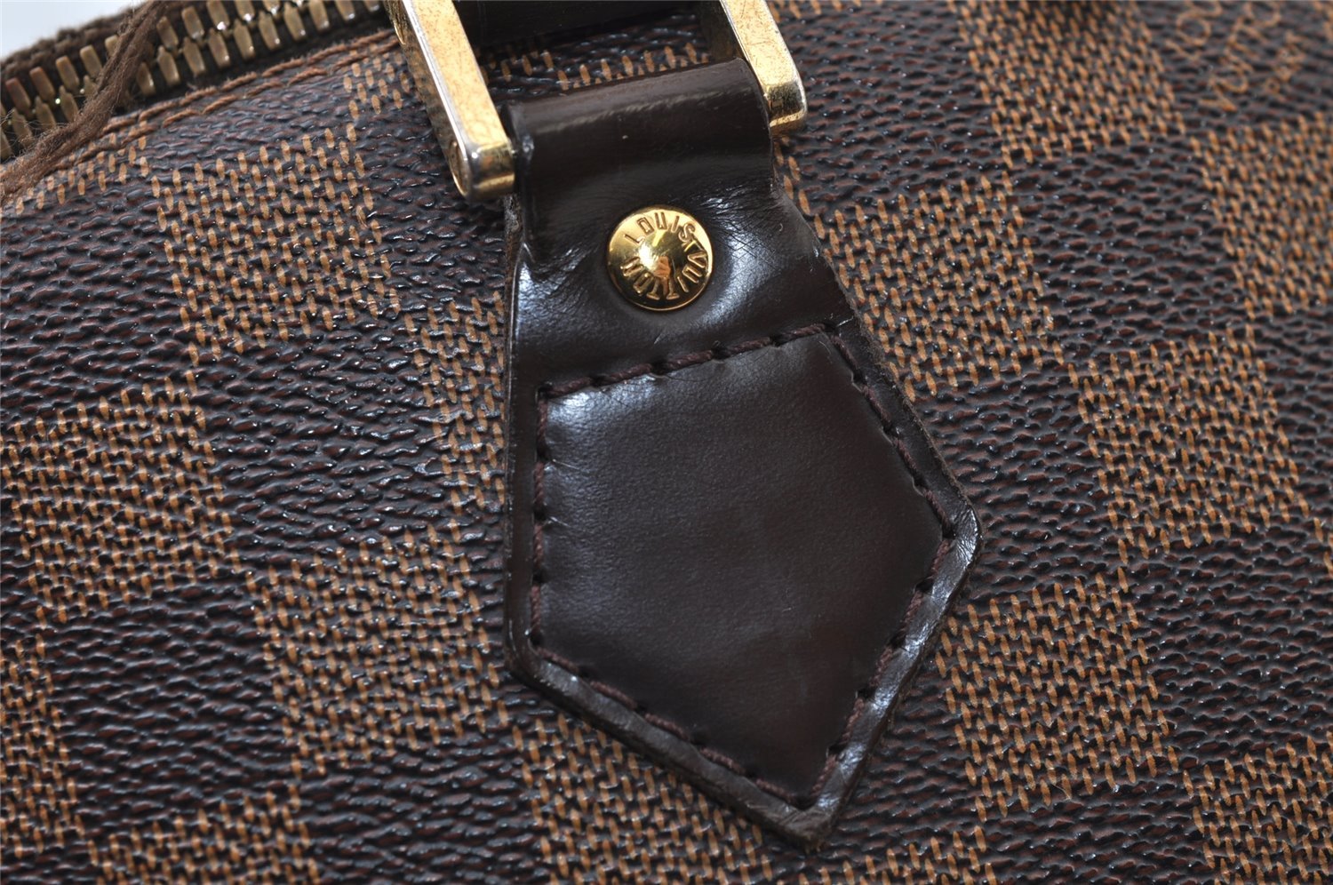 Authentic Louis Vuitton Damier Alma Hand Bag Purse N51131 LV 0403J