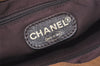 Authentic CHANEL Vintage CC Logo Chain Shoulder Tote Bag Suede Brown 0404J