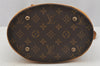 Authentic Louis Vuitton Monogram Bucket PM Shoulder Tote Bag M42238 LV 0405J