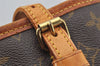 Authentic Louis Vuitton Monogram Bucket PM Shoulder Tote Bag M42238 LV 0405J