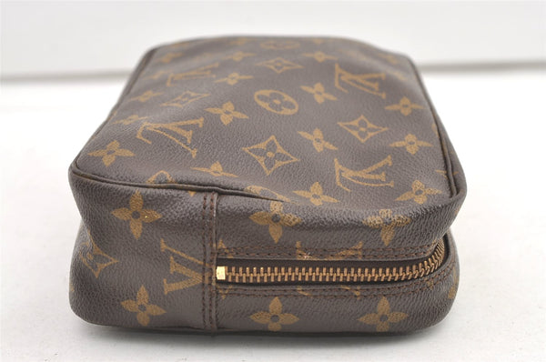 Auth Louis Vuitton Monogram Trousse Toilette 23 Clutch Hand Bag Old Model 0406K