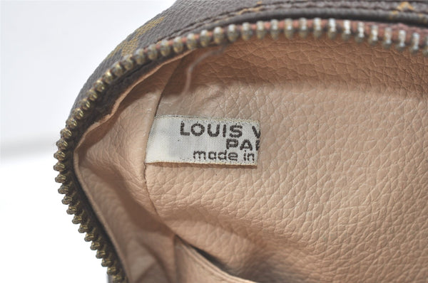 Auth Louis Vuitton Monogram Trousse Toilette 28 Clutch Hand Bag M47522 LV 0407K