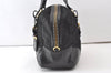 Authentic PRADA Vintage Nylon Tessuto Enamel Shoulder Bag Black 0408J