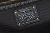 Authentic PRADA Vintage Nylon Tessuto Enamel Shoulder Bag Black 0408J