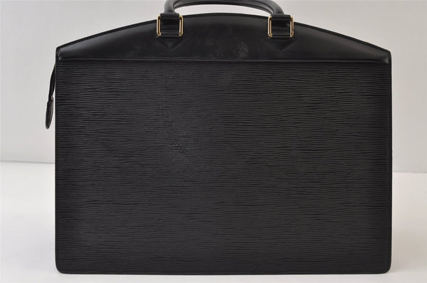 Authentic Louis Vuitton Epi Riviera Hand Bag Black M48182 LV Junk 0409J
