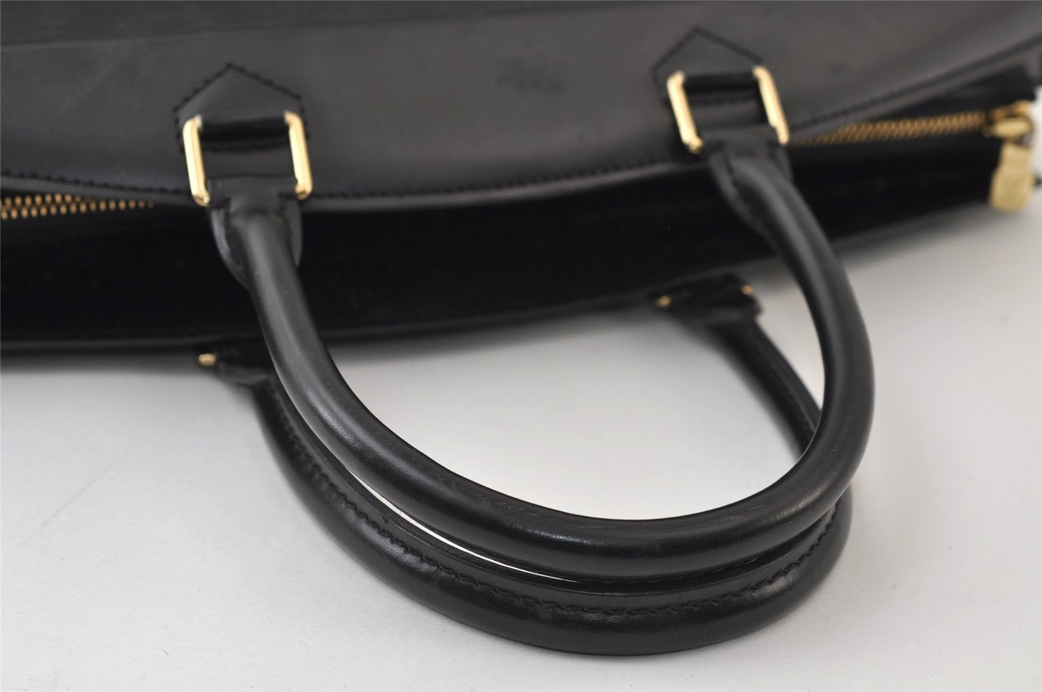 Authentic Louis Vuitton Epi Riviera Hand Bag Black M48182 LV Junk 0409J