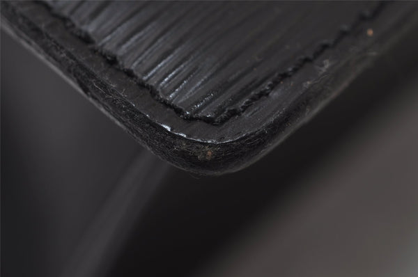 Authentic Louis Vuitton Epi Riviera Hand Bag Black M48182 LV Junk 0409J