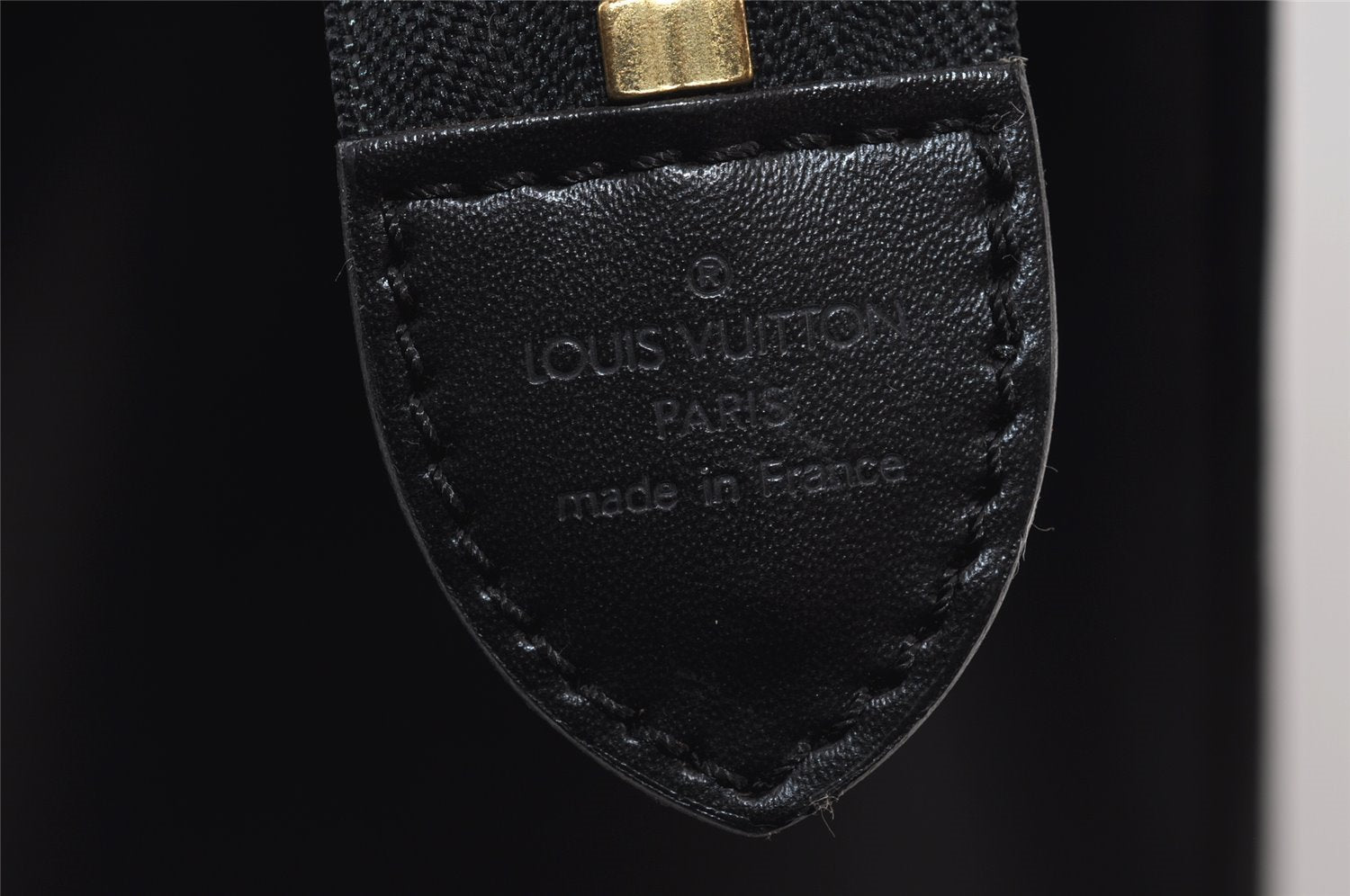 Authentic Louis Vuitton Epi Riviera Hand Bag Black M48182 LV Junk 0409J