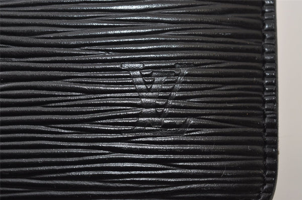 Authentic Louis Vuitton Epi Riviera Hand Bag Black M48182 LV Junk 0409J