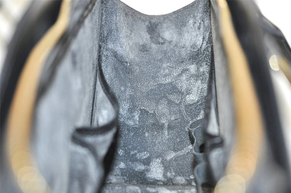 Authentic Louis Vuitton Epi Riviera Hand Bag Black M48182 LV Junk 0409J