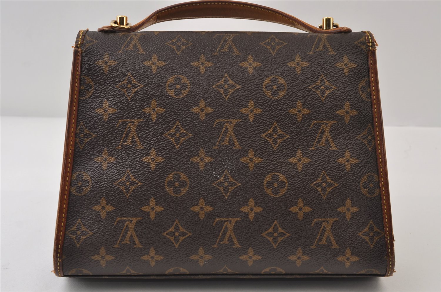 Authentic Louis Vuitton Monogram Bel Air 2Way Shoulder Hand Bag M51122 LV 0410J