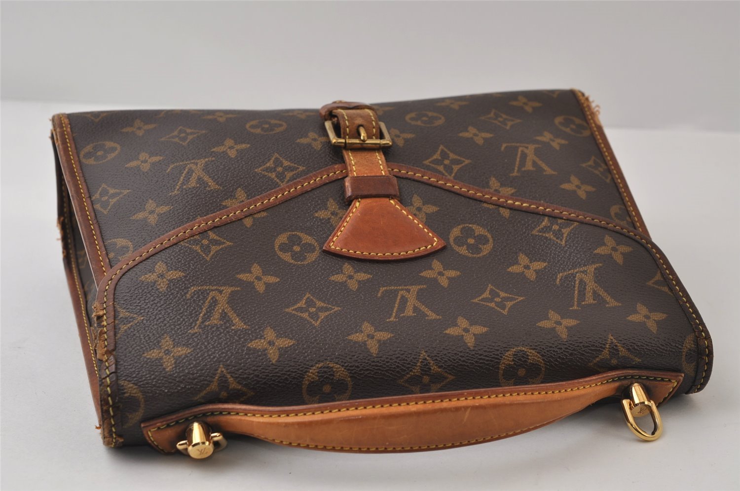 Authentic Louis Vuitton Monogram Bel Air 2Way Shoulder Hand Bag M51122 LV 0410J