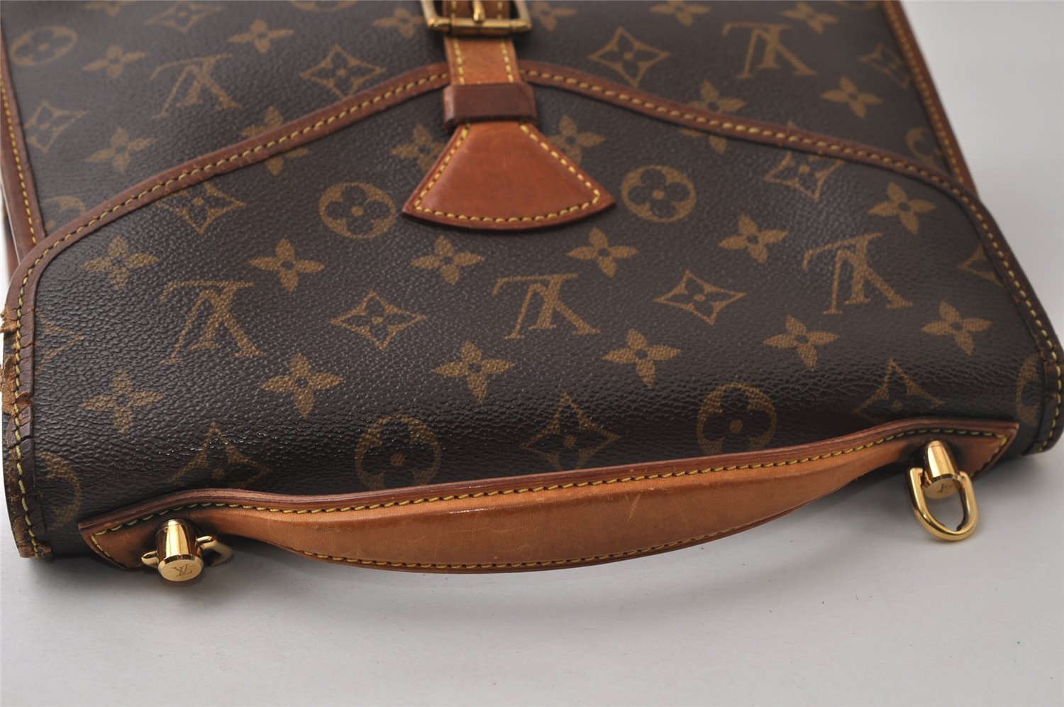 Authentic Louis Vuitton Monogram Bel Air 2Way Shoulder Hand Bag M51122 LV 0410J