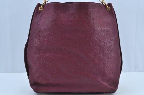 Authentic Louis Vuitton Monogram Empreinte Metis 2Way Shoulder Bag Purple 0411J