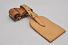 Authentic Louis Vuitton Name tag Handle Holder Beige 10Set LV 0411K