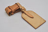 Authentic Louis Vuitton Name tag Handle Holder Beige 10Set LV 0411K