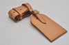 Authentic Louis Vuitton Name tag Handle Holder Beige 10Set LV 0411K