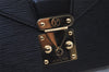 Authentic Louis Vuitton Epi Sellier Dragonne Clutch Bag Black M52612 LV 0412J