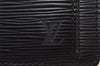 Authentic Louis Vuitton Epi Sellier Dragonne Clutch Bag Black M52612 LV 0412J