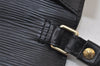 Authentic Louis Vuitton Epi Sellier Dragonne Clutch Bag Black M52612 LV 0412J