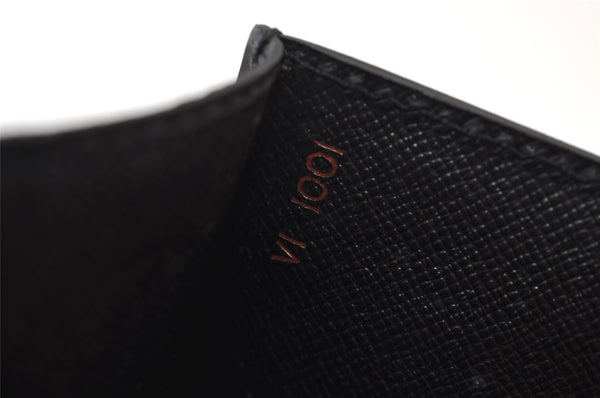Authentic Louis Vuitton Epi Sellier Dragonne Clutch Bag Black M52612 LV 0412J