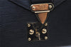 Authentic Louis Vuitton Epi Sellier Dragonne Clutch Bag Black M52612 LV 0412J