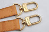 Authentic Louis Vuitton Leather Shoulder Strap Beige 36.2-43.3" LV 0412K