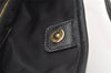 Authentic PRADA Vintage Nylon Tessuto Leather Shoulder Tote Bag Black 0413J