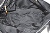 Authentic PRADA Vintage Nylon Tessuto Leather Shoulder Tote Bag Black 0413J