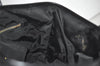 Authentic PRADA Vintage Nylon Tessuto Leather Shoulder Tote Bag Black 0413J