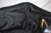 Authentic PRADA Vintage Nylon Tessuto Leather Shoulder Tote Bag Black 0413J