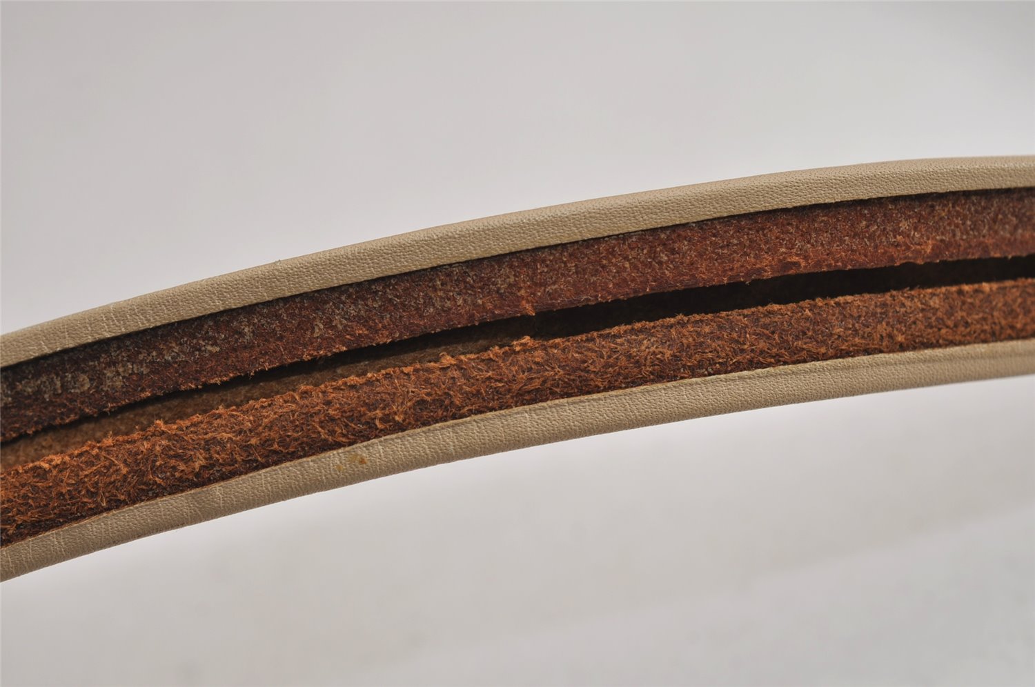 Authentic GUCCI Vintage Shoulder Hand Bag Purse Leather 0013814 Beige 0414K